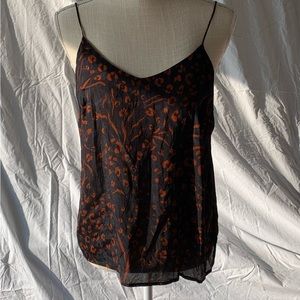 SOLD-Silk Animal Camisole